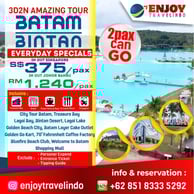 tour operator for 3d2n batam tour, bintan tour, kepri tour, snorkeling, treasure bay, cheap tour