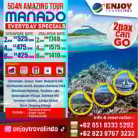 tour operator for manado tour, bunaken island, tondano, diving tour, snorkeling tour, cheap tour,