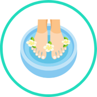 Relax with a Foot Spa
