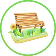 Create a Garden Bench Spot