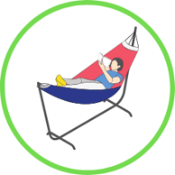 Laze in a Garden Hammock