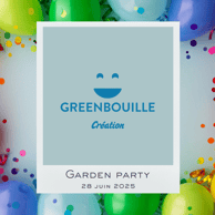 un encadrement pour photo avec des ballons