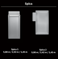 Ceramic de Luxe fiche technique modèle Spica / Pool concept piscines 79