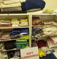 Soft furnishings and haberdashery department