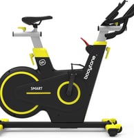 a stationary bike with a smart appliance