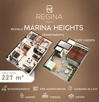 Regina Reserve Manzanillo. Departamentos en preventa a 200 metros de la playa. Modelo Marina Heights