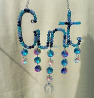 A beautiful blue inspired suncatcher for people who just don't rate pink & that's ok :)