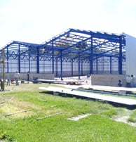 Construcción de bodega metálica en Guatemala