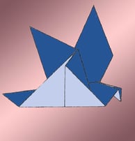 Origami di una Colomba