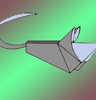 Origami di un Topolino