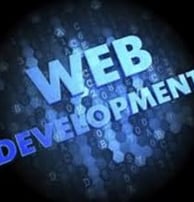 Web development blue color image