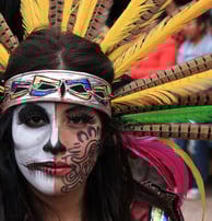 Fotografía de calle, Celebración día de muertos, México