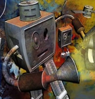 Ilustración digital artística - Robots