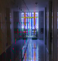 Fotografía de interior, Nichos en criptas