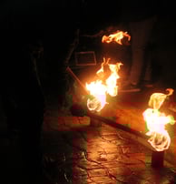 Fotografía nocturna, Chignahuapan México, Dia de muertos