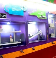 Museografía Interactiva, Museo El Rehilete, Pachuca México, en colaboración con Muze-Ludi