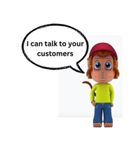 Avatar sample I can talk to your customer.