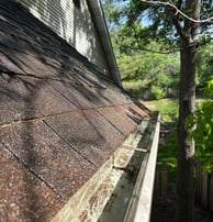 gutter after cleaning
