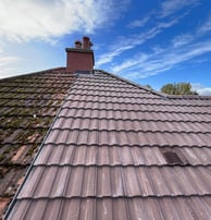 new attached roof with chimney repointing in chiswick 