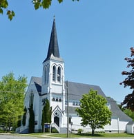 church in Saint Andrews by the sea New Brunswick.