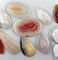 designer cabochons hand cut agate cabochons in bright colours 