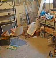 Objets triés avant mise en déchetterie agréée