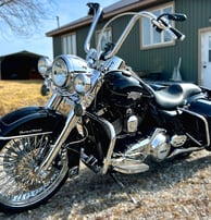 Harley Davidson Road King Motorcycle Ceramic Coating Norfolk County ProPolish Motorcycle Detailing