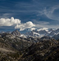 Mountain view from North Lake near Bishop, CA