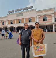Manihar singh nirala with his wife