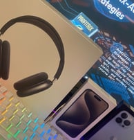 headphones and iphones next to profitrix