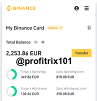 binance balance
