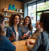 Send money by a mobile app