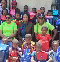 nseni donates didactic materials in Bali