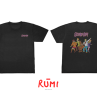 kaos pendek desain animasi scoobydoo dari brand rumikidswear kaos keren
