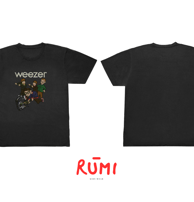 kaos pendek desain kaos band weezer dari brand rumikidswear kaos keren