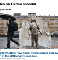 Oxfam scandal article