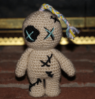 Crochet Voodoo Doll  (Tan)