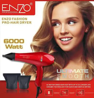 🇮🇹 Enzo Professional Hair Dryer 6000W 🇮🇹  .مجفف الشعر الاحترافي بتقنية الايونات بأداء قوي وفعال 