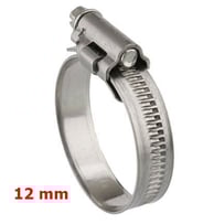 Abrazadera Sin Fin W5 Mikalor 03017720 Inox Abrazadera Asfa S 12 mm DIN 3017 Inoxidable