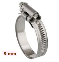 Abrazadera Sin Fin W2 Mikalor Inox Abrazadera Asfa L 9 mm DIN 3017 Inoxidable