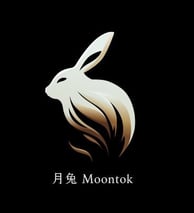 a rabbit with a chinese writing on it