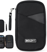 Boldfit Polyester Passport Cover for Men Card Holder for Men Travel Passport Holder (₹399)