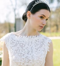A line lace wedding dress brussels