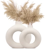 White Vase/Flower Vase/Pampas Grass Vase (₹799)