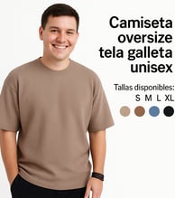 camisetas tela galleta unisex