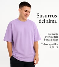 oversize camiseta tela burda