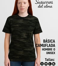camiseta camuflada unisex