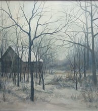 "Bleak December" Acrylic $850
