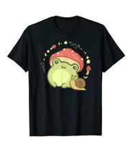 Kawaii Cute Frog Banjo Butterfly T-Shirt