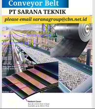 PT. Sarana Teknik menjual berbagai merek conveyor belt, termasuk Fenner, Sakai, Fenner, Continental,